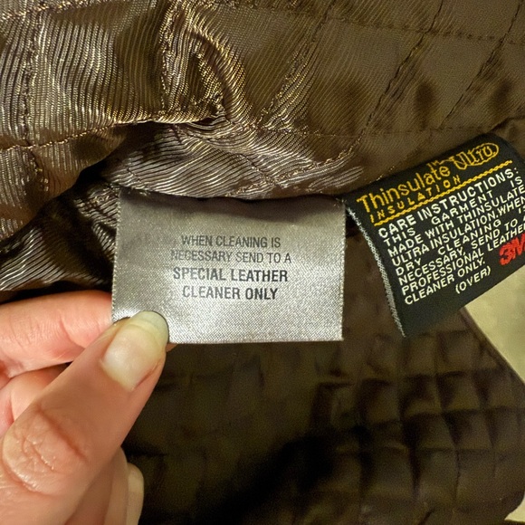 Wilson’s Pelle Studio Vintage Dark Brown Leather Jacket - Picture 6 of 9